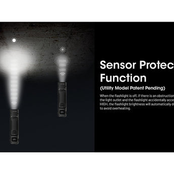 Nitecore EDC29 USB-C Rechargeable LED Flashlight - 6500 Lumens - 2 x NiteLab UHi 20 - Uses Built-in 2500mAh Li-ion Battery Pack