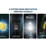 Nitecore EDC33 USB-C rechargeable Tactical LED Flashlight - NiteLab Uhi 20 MAX - 4000 Lumens - Uses Built-in 4000mAh Li-ion Battery Pack