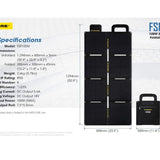 Nitecore FSP100W 100W ETFE Waterproof Foldable Solar Panel