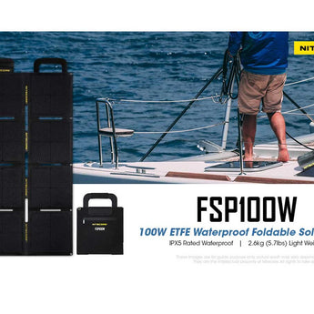 Nitecore FSP100W 100W ETFE Waterproof Foldable Solar Panel