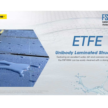 Nitecore FSP100W 100W ETFE Waterproof Foldable Solar Panel