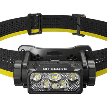 Nitecore HC60 UHE USB-C Rechargeable LED Headlamp - 1600 Lumens - 6 x NiteLab UHE LEDs - Includes 1 x 18650