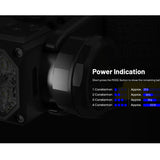 Nitecore HC65-UHE Rechargeable LED Flashlight - NiteLab UHE LED - 2000 Lumens - Uses NL1840HP 4000mAh 18650 Lithium-ion Battery - Black or Grey