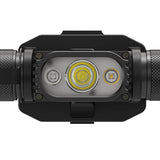 Nitecore HC65M-V2 USB-C Rechargeable Triple Output LED Helmet Light - Luminus SST-40-W - 1750 Lumens - Includes 1 x 18650