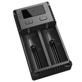 Nitecore Intellicharge i2 2-Channel Smart Charger for Li-ion, Ni-Cd, & NiMH Batteries - 2016 Edition