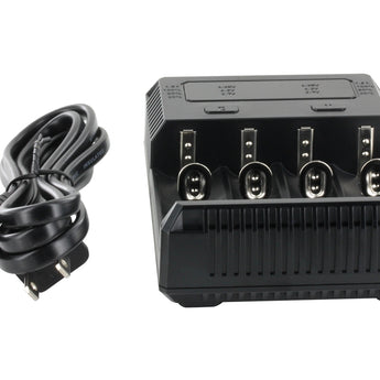 Nitecore Intellicharge i4 4 Channel Smart Charger for Li-ion, Ni-Cd, & NiMH Batteries - 2016 Edition