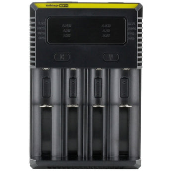 Nitecore Intellicharge i4 4 Channel Smart Charger for Li-ion, Ni-Cd, & NiMH Batteries - 2016 Edition