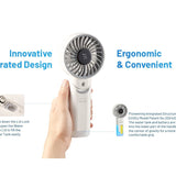 Nitecore Izz Cool 30 USB-C Rechargeable Handheld Misting Fan - Uses Built-in 3500mAh Li-ion Battery Pack - White or Blue
