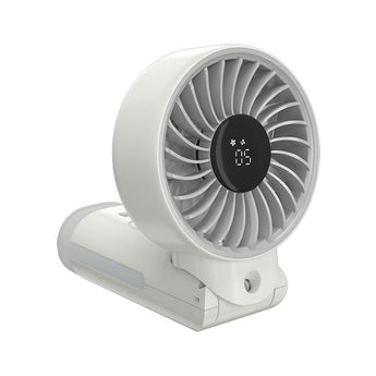 Nitecore Izz Cool 30 USB-C Rechargeable Handheld Misting Fan - Uses Built-in 3500mAh Li-ion Battery Pack - White or Blue