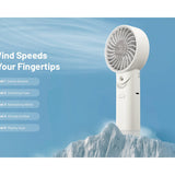 Nitecore Izz Cool 30 USB-C Rechargeable Handheld Misting Fan - Uses Built-in 3500mAh Li-ion Battery Pack - White or Blue