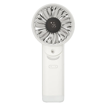 Nitecore Izz Cool 30 USB-C Rechargeable Handheld Misting Fan - Uses Built-in 3500mAh Li-ion Battery Pack - White or Blue