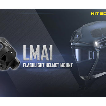 Nitecore LMA1 Rotary Flashlight Helmet Mount
