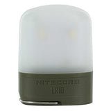 Nitecore LR10 Rechargeable Camping Lantern - 9 x High CRI LEDs - 250 Lumens - Includes Built-In Li-Ion Battery Pack - Olive