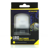 Nitecore LR10 Rechargeable Camping Lantern - 9 x High CRI LEDs - 250 Lumens - Includes Built-In Li-Ion Battery Pack - Olive