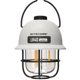 Nitecore LR40 USB-C Rechargeable LED Lantern - 100 Lumens - Uses Built-in 4000mAh Li-ion Battery Pack - in Army Green or White