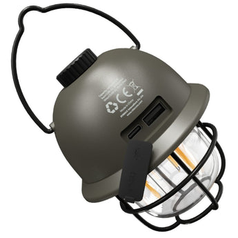 Nitecore LR40 USB-C Rechargeable LED Lantern - 100 Lumens - Uses Built-in 4000mAh Li-ion Battery Pack - in Army Green or White