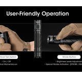 Nitecore MH12 Pro USB-C Rechargeable LED Flashlight - 3300 Lumens - Uhi 40 LED - Includes 1 x 21700