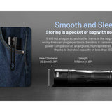 Nitecore MH15 USB-C Rechargeable Power Bank LED Flashlight - 2000 Lumens - Luminus SST40 - Uses Built-in 5000mAh Li-ion Battery Pack