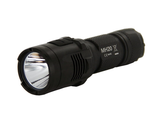 Nitecore Multitask Hybrid MH20 USB Rechargeable Palm-Sized Spotlight - CREE XM-L2 U2 LED -1000 Lumens - Uses 1 x 18650 or 2 x CR123As