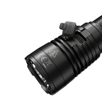Nitecore MH25-V2 Dual Fuel Long Range USB-C Rechargeable LED Flashlight - 1300 Lumens - Includes 1 x 21700