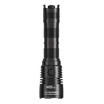 Nitecore MH25-V2 Dual Fuel Long Range USB-C Rechargeable LED Flashlight - 1300 Lumens - Includes 1 x 21700