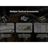 Nitecore MH40 Pro LED Flashlight - 3500 Lumens - NiteLab Uhi 40 Max - Includes 1 x NBP100R Li-ion Battery Pack