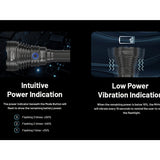 Nitecore MH40 Pro LED Flashlight - 3500 Lumens - NiteLab Uhi 40 Max - Includes 1 x NBP100R Li-ion Battery Pack