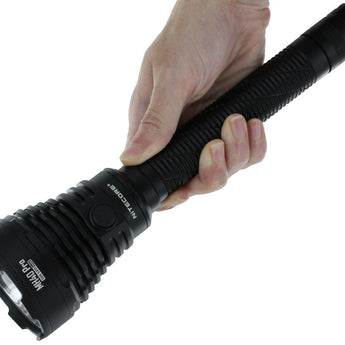 Nitecore MH40 Pro LED Flashlight - 3500 Lumens - NiteLab Uhi 40 Max - Includes 1 x NBP100R Li-ion Battery Pack