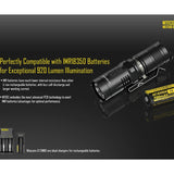 Nitecore Multitask MT10C LED Flashlight Kit - CREE XM-L2 U2 LED - 920 Lumens - Includes 1 x CR123A and 1 x LMA1 Helmet Clip