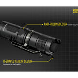 Nitecore Multitask MT10C LED Flashlight Kit - CREE XM-L2 U2 LED - 920 Lumens - Includes 1 x CR123A and 1 x LMA1 Helmet Clip