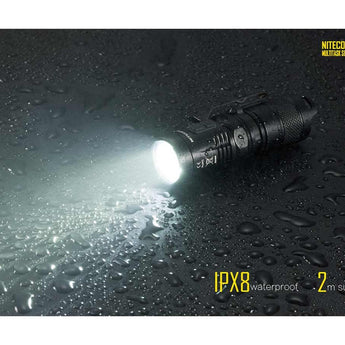 Nitecore Multitask MT10C LED Flashlight Kit - CREE XM-L2 U2 LED - 920 Lumens - Includes 1 x CR123A and 1 x LMA1 Helmet Clip