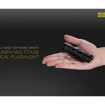 Nitecore Multitask MT10C LED Flashlight Kit - CREE XM-L2 U2 LED - 920 Lumens - Includes 1 x CR123A and 1 x LMA1 Helmet Clip