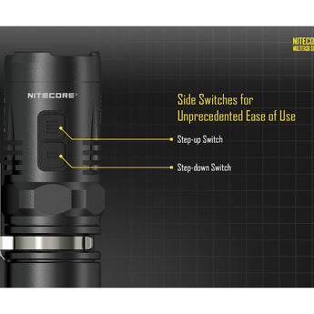 Nitecore Multitask MT10C LED Flashlight Kit - CREE XM-L2 U2 LED - 920 Lumens - Includes 1 x CR123A and 1 x LMA1 Helmet Clip
