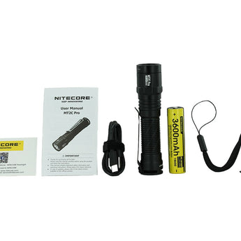 Nitecore MT2C Pro LED Flashlight - Uhi 20 - 1800 Lumens - Includes 1 x 18650 with USB-C Charging Port