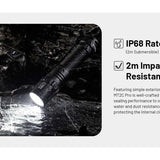 Nitecore MT2C Pro LED Flashlight - Uhi 20 - 1800 Lumens - Includes 1 x 18650 with USB-C Charging Port