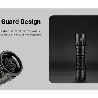 Nitecore MT2C Pro LED Flashlight - Uhi 20 - 1800 Lumens - Includes 1 x 18650 with USB-C Charging Port