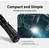 Nitecore MT2C Pro LED Flashlight - Uhi 20 - 1800 Lumens - Includes 1 x 18650 with USB-C Charging Port