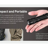 Nitecore MT2C Pro LED Flashlight - Uhi 20 - 1800 Lumens - Includes 1 x 18650 with USB-C Charging Port