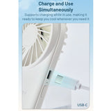 Nitecore NEF02 Multi-Purpose Rechargeable Pocket Fan - Uses Built-in 1200mAh Li-ion Battery Pack - White or Pink