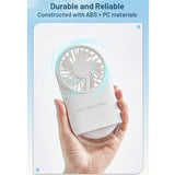 Nitecore NEF02 Multi-Purpose Rechargeable Pocket Fan - Uses Built-in 1200mAh Li-ion Battery Pack - White or Pink