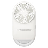 Nitecore NEF02 Multi-Purpose Rechargeable Pocket Fan - Uses Built-in 1200mAh Li-ion Battery Pack - White or Pink