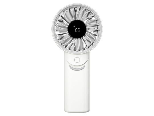 Nitecore NEF03 Pro USB-C Rechargeable Handheld Fan - Uses Built-in 4000mAh Li-ion Battery Pack - White or Blue