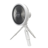 Nitecore NEF10 USB-C Rechargeable Multi-Functional Electric Fan - Uses Built-in 10000mAh Li-ion Battery Pack - White or Gray