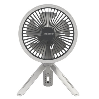 Nitecore NEF10 USB-C Rechargeable Multi-Functional Electric Fan - Uses Built-in 10000mAh Li-ion Battery Pack - White or Gray