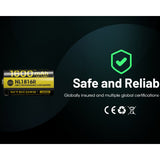 Nitecore NL1816R 18350 1600mAh 3.6V Lithium Ion (Li-ion) Button Top Battery with USB-C Charging Port