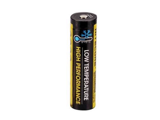 Nitecore NL1829-LTHP 18650 2900mAh 3.6V Low Temperature High Performance Protected 8A Lithium Ion (Li-ion) Button Top Battery - Blister Pack