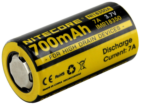 Nitecore IMR 18350 - Angle Shot