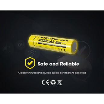 Nitecore NL1840 Li-Ion Battery