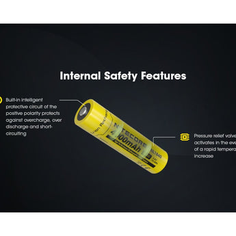 Nitecore NL1840 Li-Ion Battery