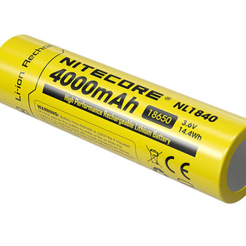 Nitecore NL1840 Li-Ion Battery